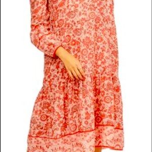 Boho Red/Pink Floral Maxi - Billabong